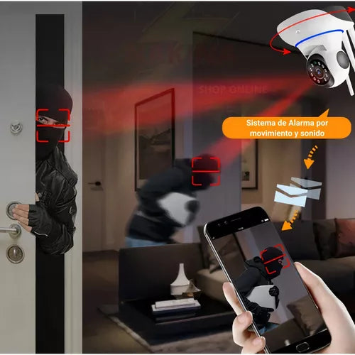 CAMARA DE VIGILANCIA 360° WIFI VISIÓN