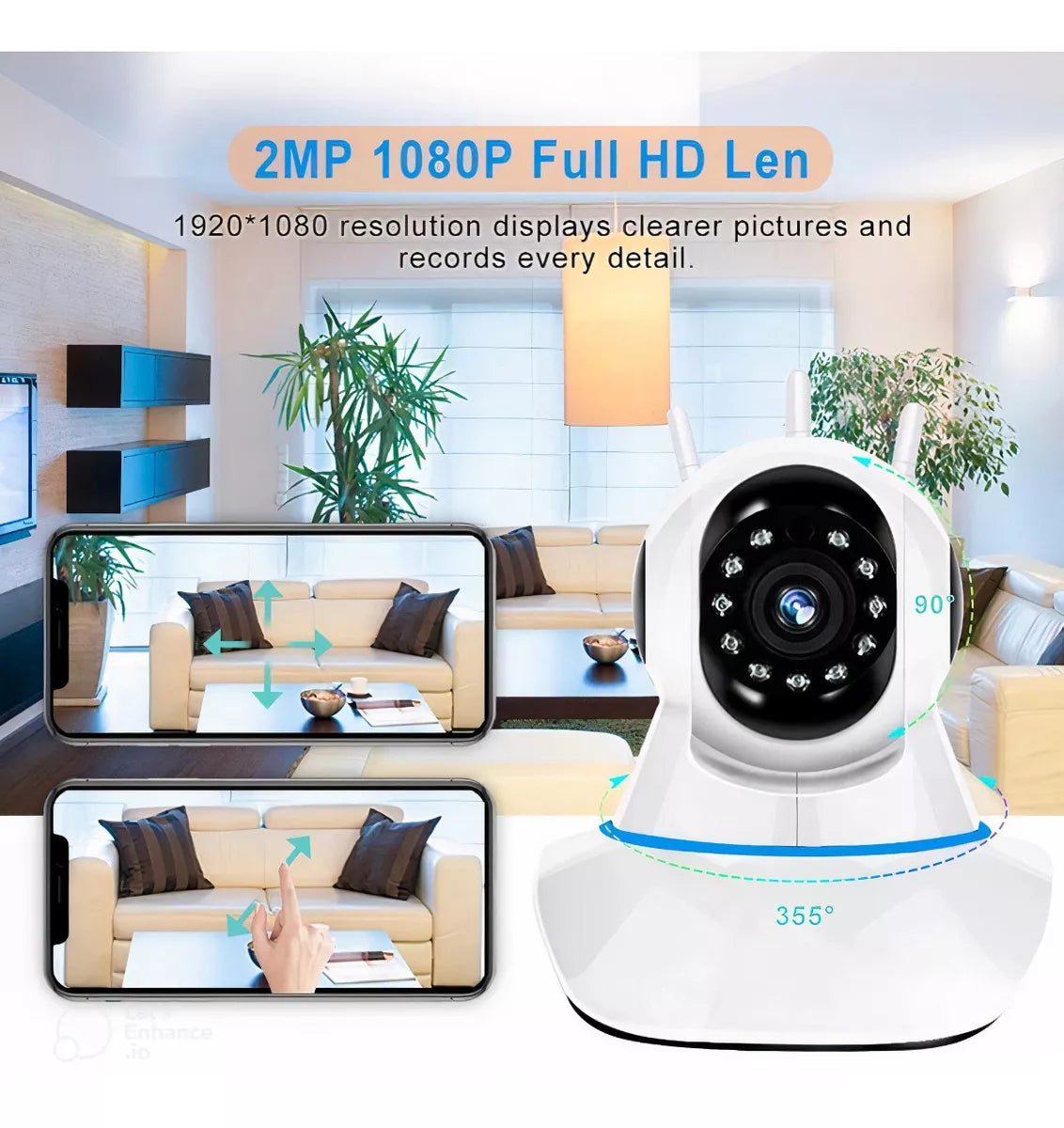 CAMARA DE VIGILANCIA 360° WIFI VISIÓN